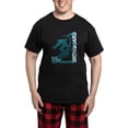 thumbnail image 1 of CafePress - Eat Sleep Snowboard Men's Dark Pajamas - Men's Dark Loose Fit Cotton Pajama Set, 1 of 7
