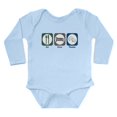 thumbnail image 1 of CafePress - Eat Sleep Theater Body Suit - Long Sleeve Cotton Baby Bodysuit, 1 of 4