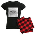 thumbnail image 1 of CafePress - Eatsleeplawscale - Women's Short Sleeve Print T-Shirt and Pants Dark Cotton Pajama Set, 1 of 7