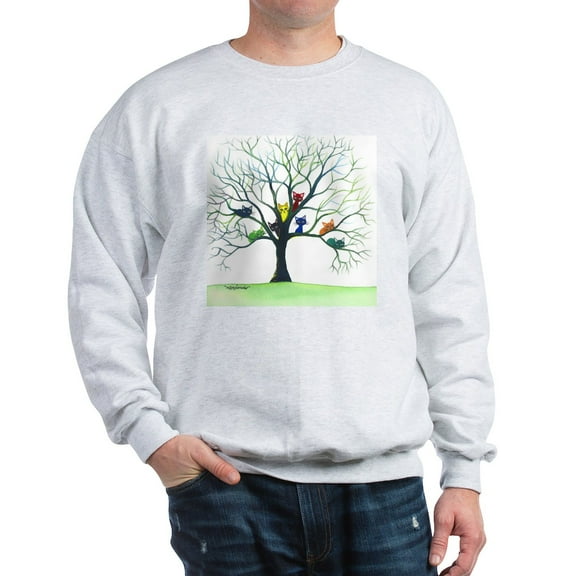 CafePress - Eau Claire Stray Cats Sweatshirt - Crew Neck Sweatshirt