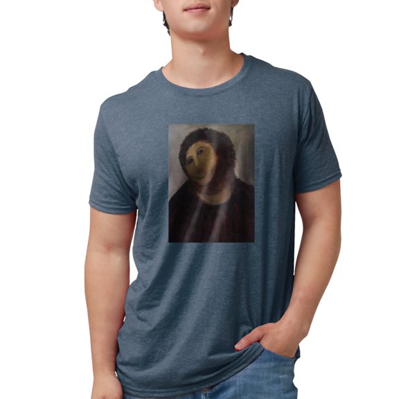 CafePress - Ecce Homo Men's Deluxe T Shirt - Mens Tri-blend T-Shirt