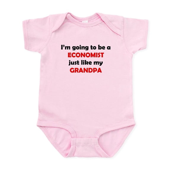 CafePress - Economist Like My Grandpa Body Suit - Baby Light Bodysuit, Size Newborn - 24 Months