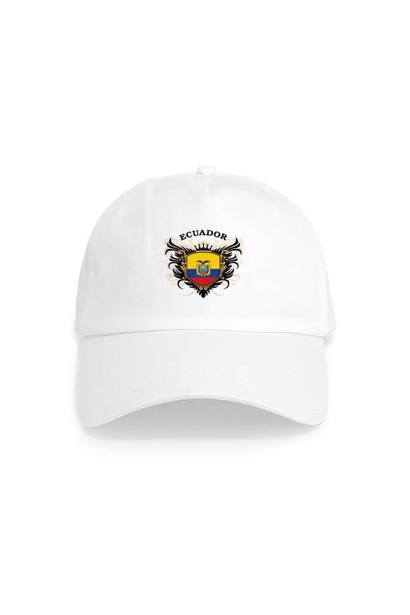 - Ecuador Cap - Adjustable 100% Brushed Unisex Casual Cotton Baseball Cap, Beige, 1