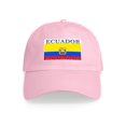 thumbnail image 1 of CafePress - Ecuador Ecuadorian Flag Cap - Adjustable 100% Brushed Unisex Casual Cotton Baseball Cap, Beige, 1, 1 of 2