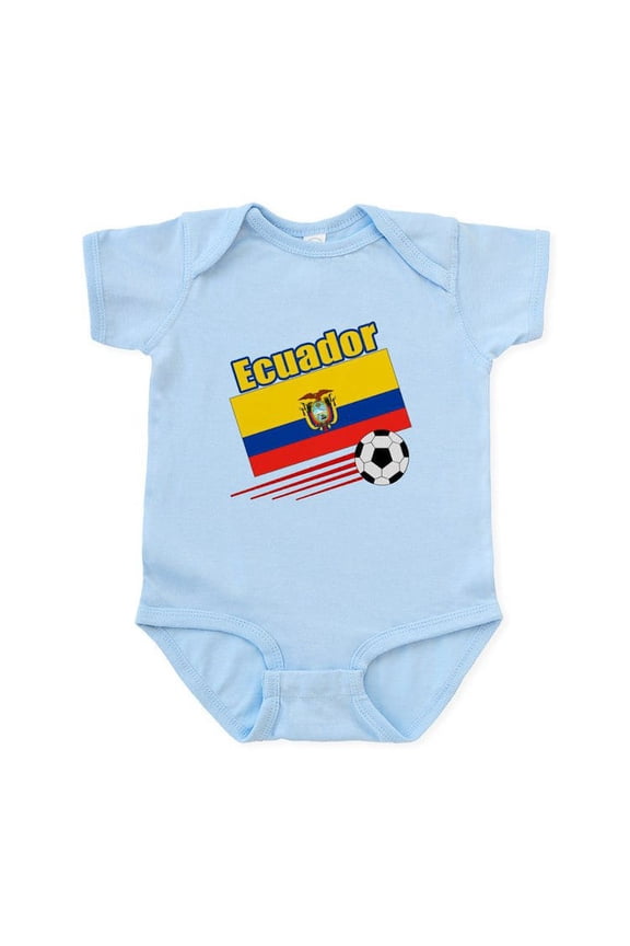 - Ecuador Soccer Team Infant Bodysuit - Baby Light Bodysuit, Size Newborn - 24 Months