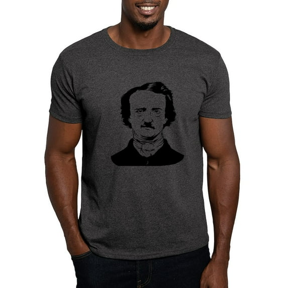 CafePress - Edgar Allen Poe Dark T Shirt - Men's Classic Graphic Cotton T-Shirt
