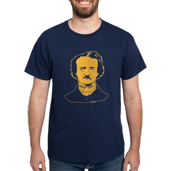 CafePress - Edgar Allen Poe Dark T Shirt - Men's Classic Graphic Cotton T-Shirt