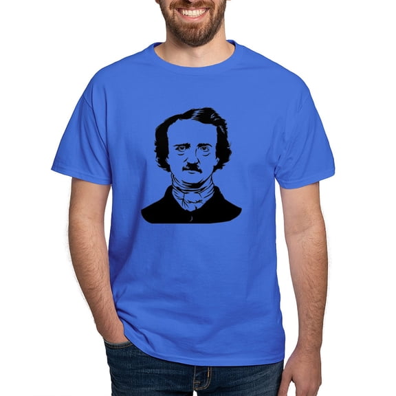 CafePress - Edgar Allen Poe Dark T Shirt - Men's Classic Graphic Cotton T-Shirt