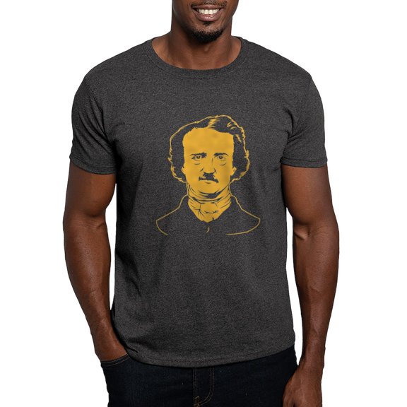 CafePress - Edgar Allen Poe Dark T Shirt - Men's Classic Graphic Cotton T-Shirt