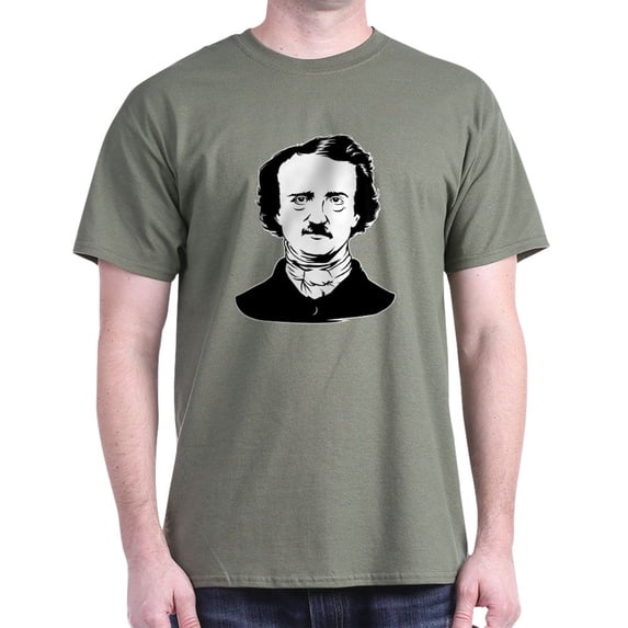 CafePress - Edgar Allen Poe Dark T Shirt - Men's Classic Graphic Cotton T-Shirt