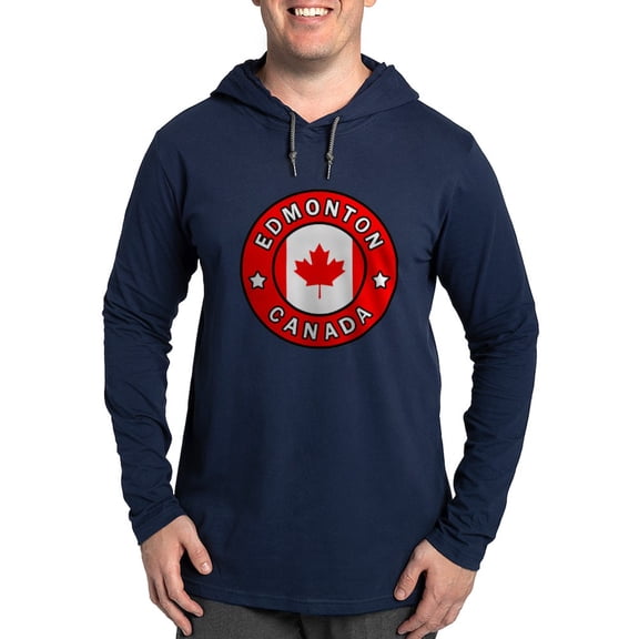 CafePress - Edmonton Canada - Mens Hooded Shirt
