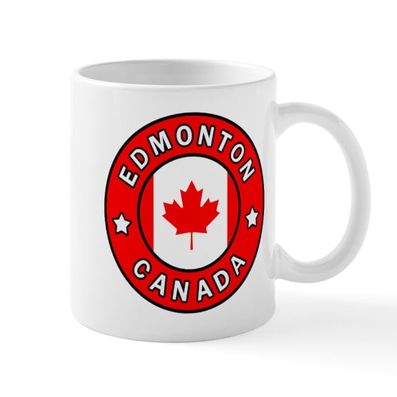 CafePress - Edmonton Canada Mugs - 11 oz Ceramic Mug - Novelty Coffee Tea Cup