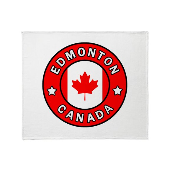 CafePress - Edmonton Canada Throw Blanket - Soft Fleece Throw Blanket, 50"x60" for All Ages