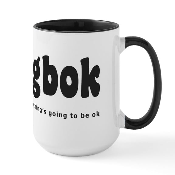 CafePress - Egbok Large Mug - 15 oz Ceramic Large White Novelty Mug