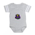 thumbnail image 1 of CafePress - Eggplant Friends ... - Cute Infant Baby Football Bodysuit, 1 of 3