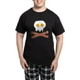 thumbnail image 1 of CafePress - Eggs Bacon Skull Men's Dark Pajamas - Men's Dark Loose Fit Cotton Pajama Set, 1 of 7