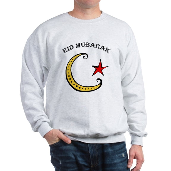 CafePress - Eid Mubarak Sweatshirt - Crew Neck Sweatshirt