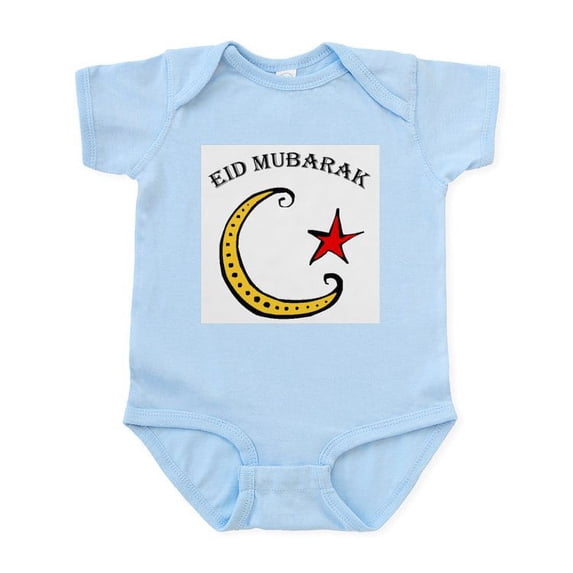 CafePress - Eid Mubarak Infant Creeper - Baby Light Bodysuit, Size Newborn - 24 Months