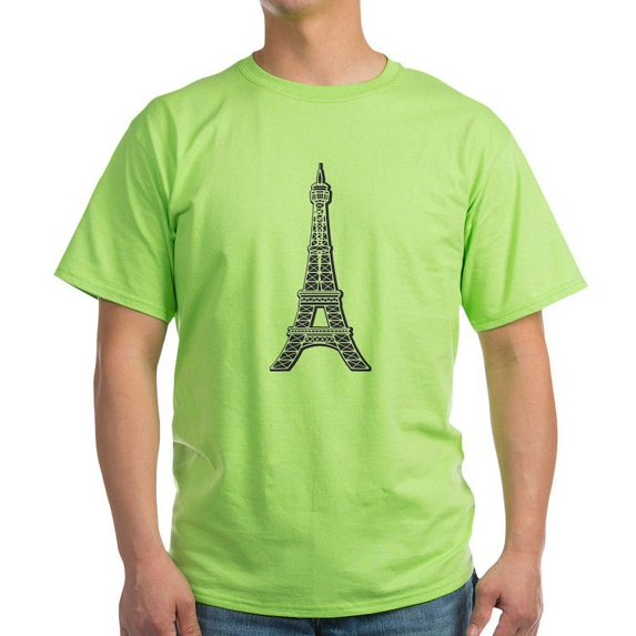 CafePress - Eiffel Tower Light T Shirt - Light T-Shirt - CP