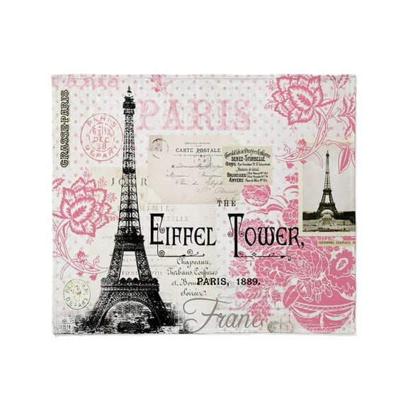 CafePress - Eiffel Tower Throw Blanket - Soft Fleece Throw Blanket, 50"x60" for All Ages