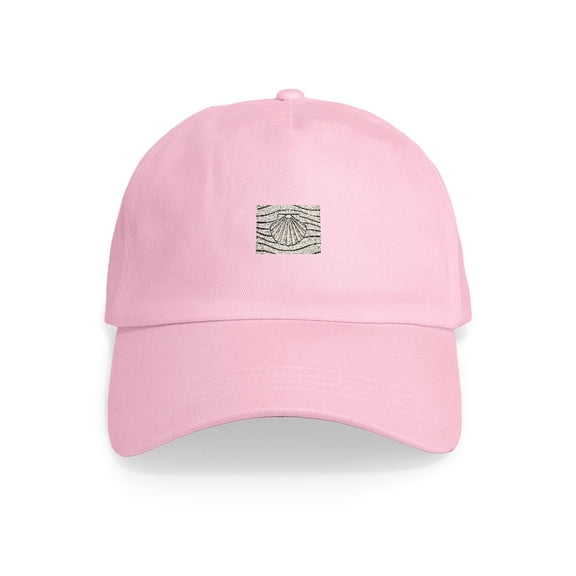 CafePress - El Camino Shell, Pavement, Spain Cap - Adjustable 100% Brushed Unisex Casual Cotton Baseball Cap, Beige, 1