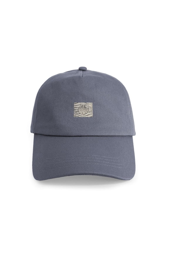 - El Camino Shell, Pavement, Spain Cap - Adjustable 100% Brushed Unisex Casual Cotton Baseball Cap, Beige, 1
