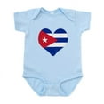 thumbnail image 1 of CafePress - El Corazón De Cuba Body Suit - Baby Light Bodysuit, Size Newborn - 24 Months, 1 of 4