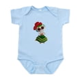 thumbnail image 1 of CafePress - El Dia De Los Muertos Skeleton Girl Body Suit - Baby Light Bodysuit, Size Newborn - 24 Months, 1 of 4
