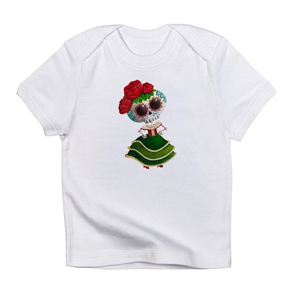 CafePress - El Dia De Los Muertos Skeleton Girl Infant T Shirt - Infant T-Shirt