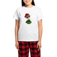 thumbnail image 1 of CafePress - El Dia De Los Muertos Skeleton Girl Pijamas - Women's Short Sleeve Print T-Shirt and Pants Light Cotton Pajama Set, 1 of 7