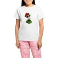 thumbnail image 1 of CafePress - El Dia De Los Muertos Skeleton Girl Pijamas - Women's Short Sleeve Print T-Shirt and Pants Light Cotton Pajama Set, 1 of 7