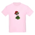 thumbnail image 1 of CafePress - El Dia De Los Muertos Skeleton Girl T Shirt - Light T-Shirt Kids XS-XL, 1 of 4