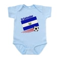thumbnail image 1 of CafePress - El Salvador Soccer Team Infant Bodysuit - Baby Light Bodysuit, Size Newborn - 24 Months, 1 of 4