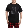 thumbnail image 1 of CafePress - Electric Guitars. Men's Dark Pajamas - Men's Dark Loose Fit Cotton Pajama Set, 1 of 7
