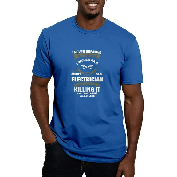 CafePress - Electrician T Shirt Men's Classic T Shirt - Men's Fitted T-Shirt