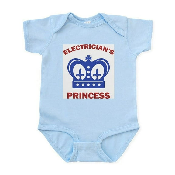 CafePress - Electrician's Princess Infant Bodysuit - Baby Light Bodysuit, Size Newborn - 24 Months