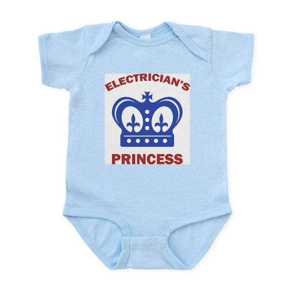 CafePress - Electrician's Princess Infant Bodysuit - Baby Light Bodysuit, Size Newborn - 24 Months