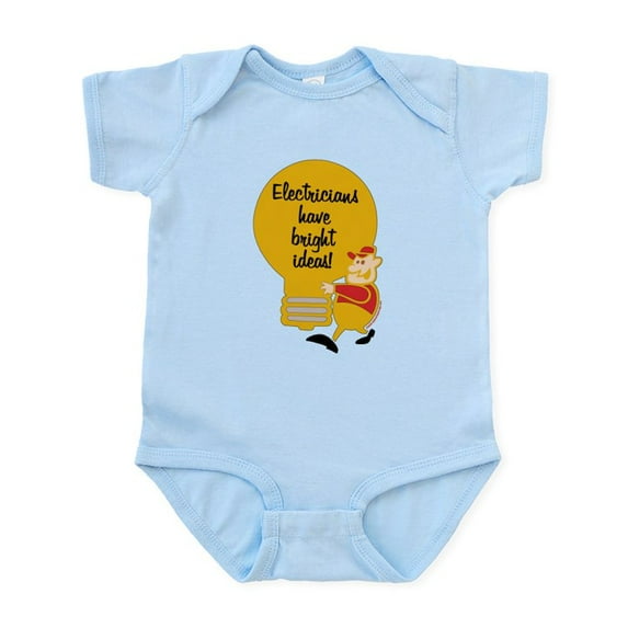CafePress - Electricians Infant Bodysuit - Baby Light Bodysuit, Size Newborn - 24 Months