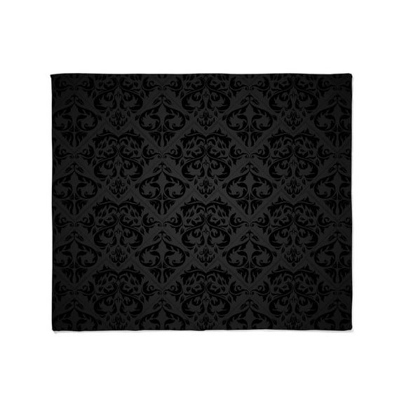 CafePress - Elegant Black Throw Blanket - Soft Fleece Throw Blanket, 50"x60" for All Ages