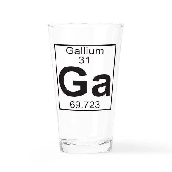 CafePress - Element 31 Ga (Gallium) Full - Pint Glass, Drinking Glass, 16 oz. CafePress