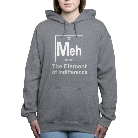 CafePress - Element Meh - Pullover Hoodie, Classic & Comfortable Hooded Sweatshirt