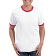 thumbnail image 1 of CafePress - Element Meh Ringer T - 100% Cotton Ringed T-Shirt, 1 of 4