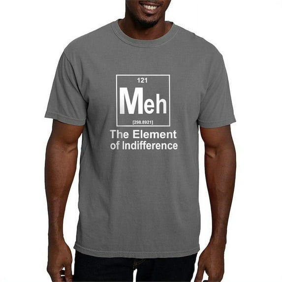 CafePress - Element Meh T Shirt - Mens Comfort Colors Shirt