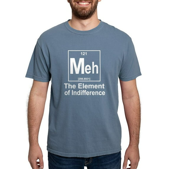 CafePress - Element Meh T Shirt - Mens Comfort Colors Shirt