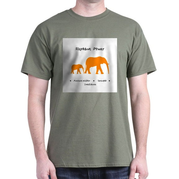 CafePress - Elephant Totem Power Gifts T Shirt - Men's Classic Graphic Cotton T-Shirt