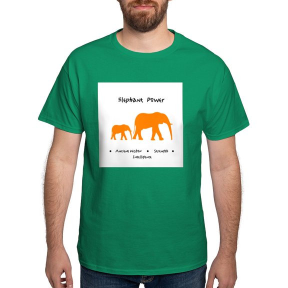 CafePress - Elephant Totem Power Gifts T Shirt - Men's Classic Graphic Cotton T-Shirt