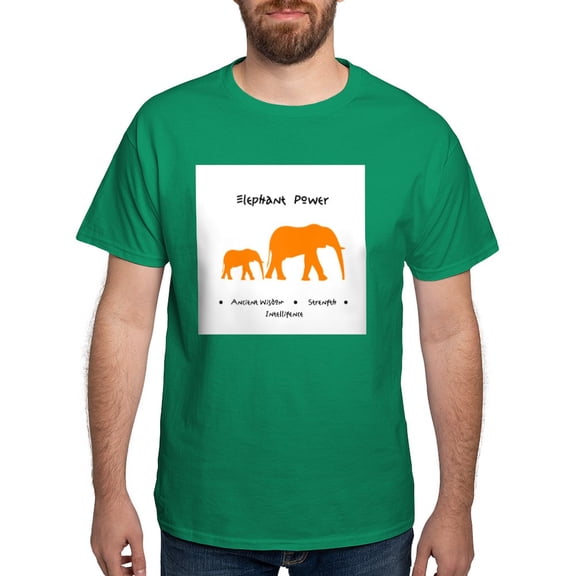 CafePress - Elephant Totem Power Gifts T Shirt - Men's Classic Graphic Cotton T-Shirt
