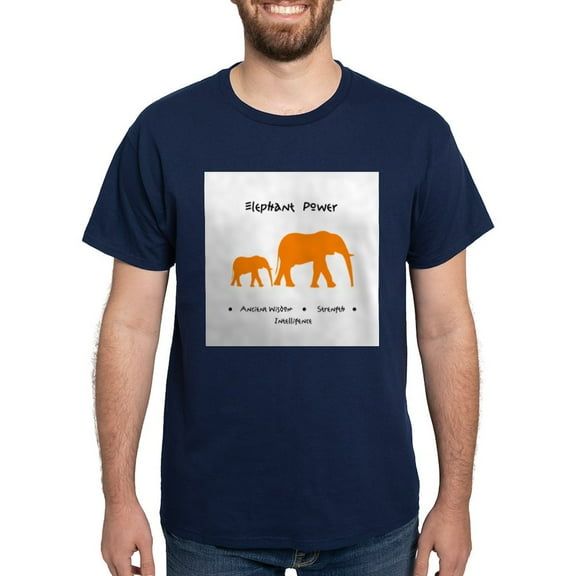 CafePress - Elephant Totem Power Gifts T Shirt - Men's Classic Graphic Cotton T-Shirt
