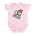 thumbnail image 1 of CafePress - Elephant Valentines Day Infant Bodysuit - Baby Light Bodysuit, Size Newborn - 24 Months, 1 of 4