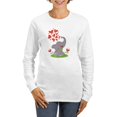 thumbnail image 1 of CafePress - Elephant With Hearts Long Sleeve T Shirt - Women's Long Sleeve Graphic Casual T-Shirt, 1 of 4